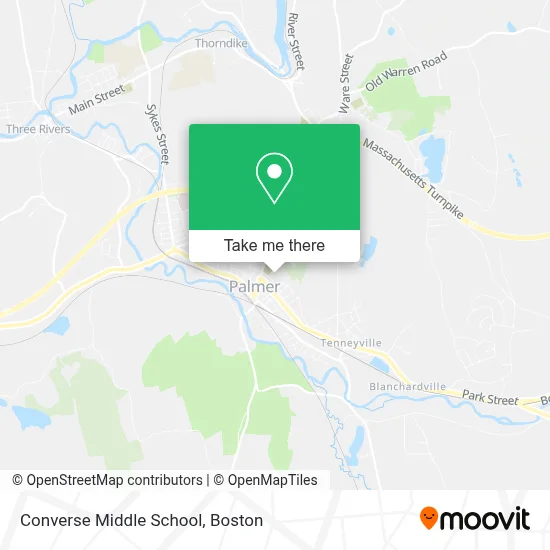 Converse Middle School map