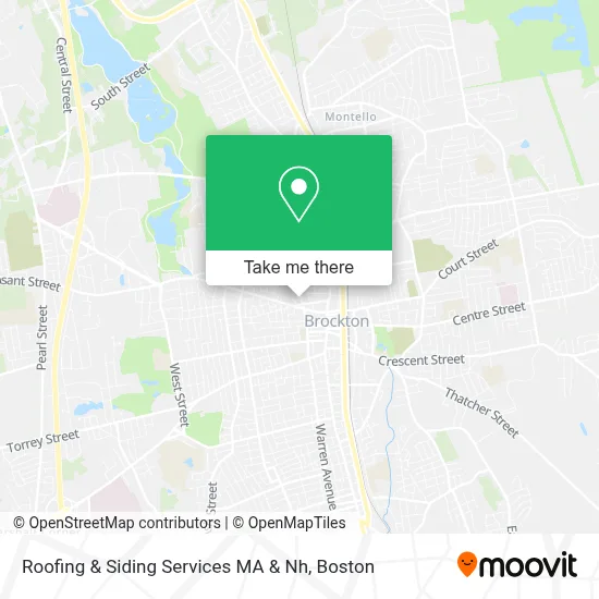 Roofing & Siding Services MA & Nh map