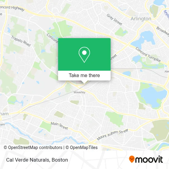 Cal Verde Naturals map