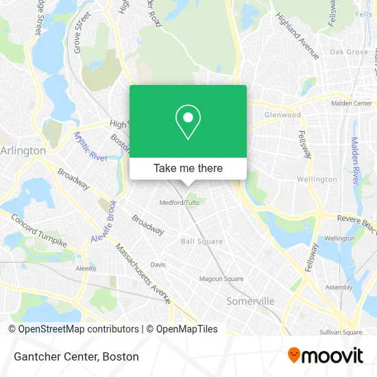 Gantcher Center map