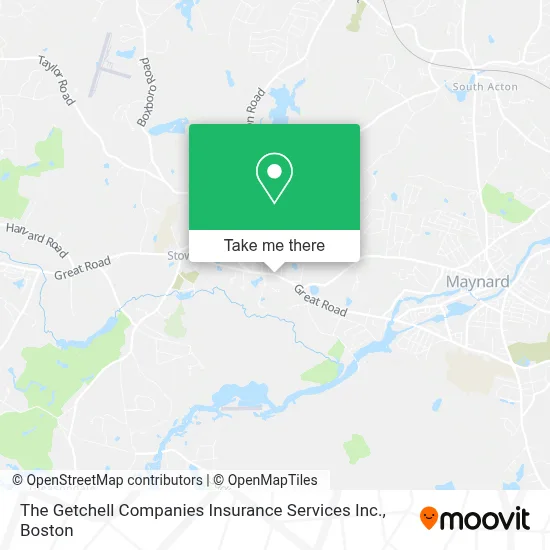 The Getchell Companies Insurance Services Inc. map