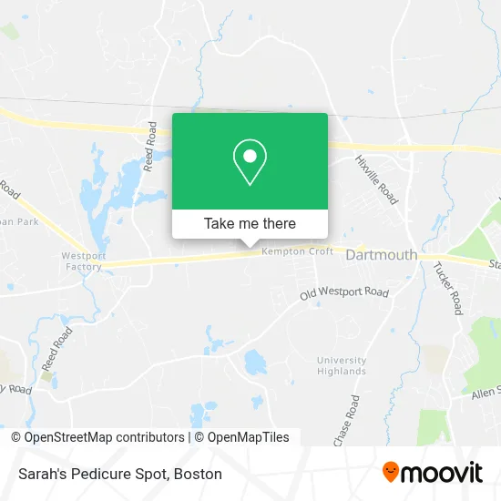 Sarah's Pedicure Spot map