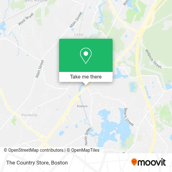 The Country Store map