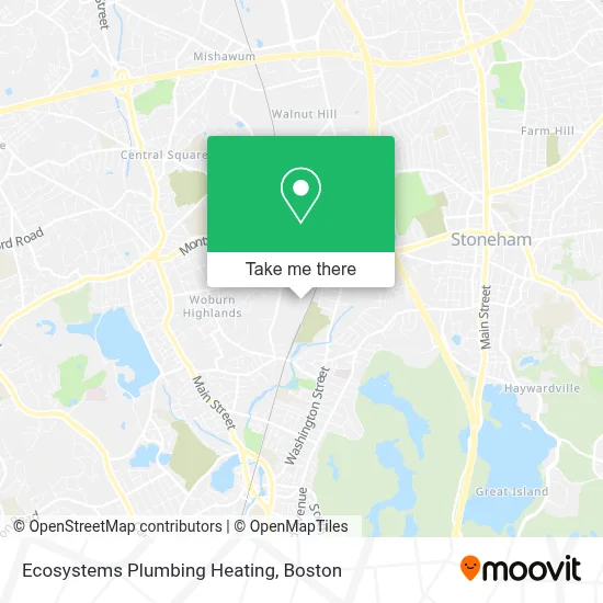 Ecosystems Plumbing Heating map