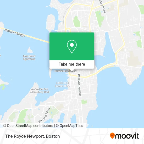 The Royce Newport map