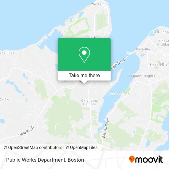 Public Works Department map