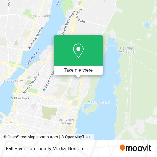 Fall River Community Media map