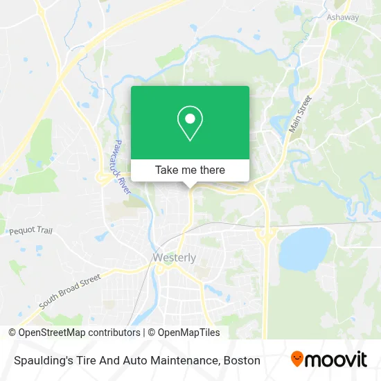 Spaulding's Tire And Auto Maintenance map