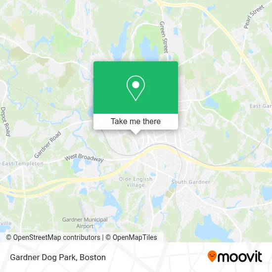 Gardner Dog Park map