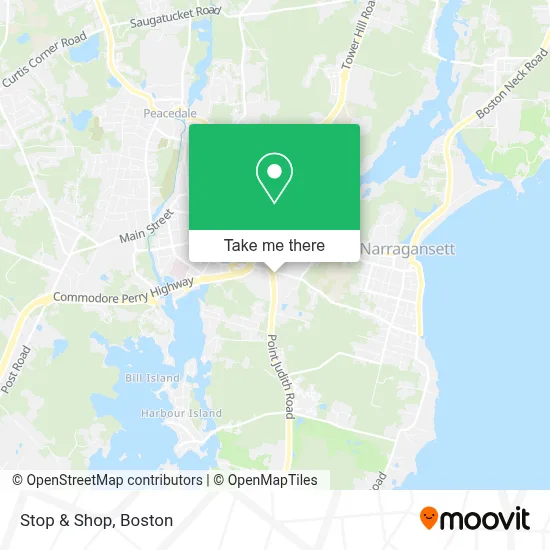 Stop & Shop map