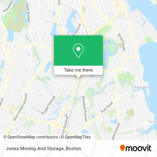 Jones Moving And Storage map