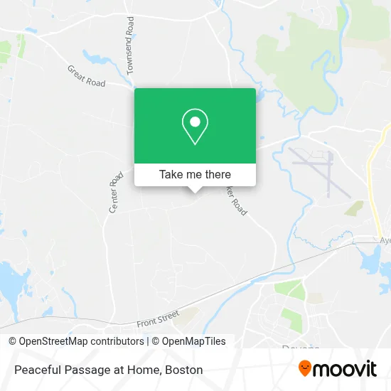 Peaceful Passage at Home map