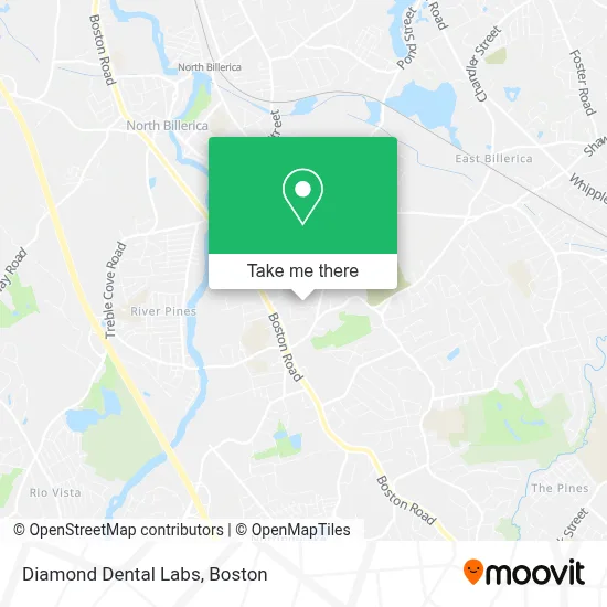 Diamond Dental Labs map