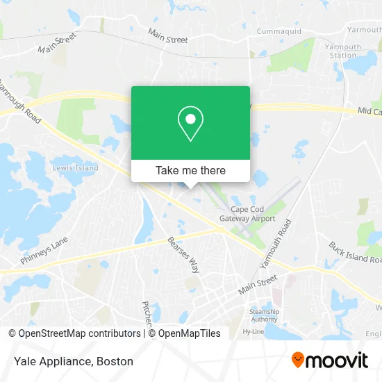 Yale Appliance map