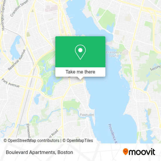 Boulevard Apartments map