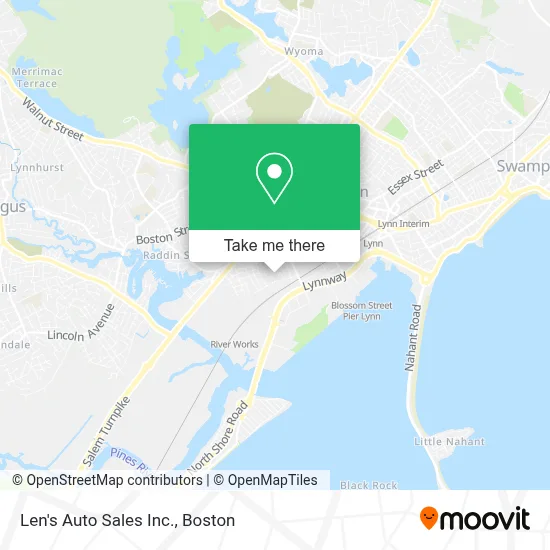 Len's Auto Sales Inc. map