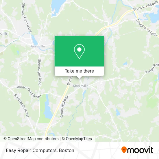 Easy Repair Computers map