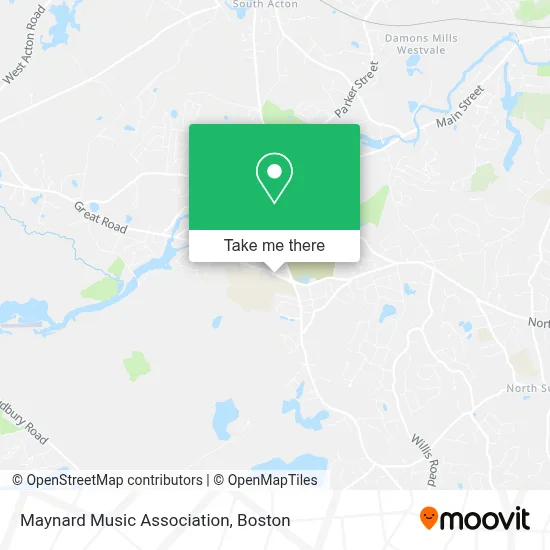 Maynard Music Association map