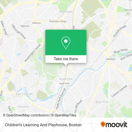 Children's Learning And Playhouse map