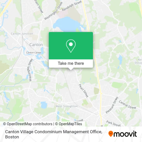 Canton Village Condominium Management Office map
