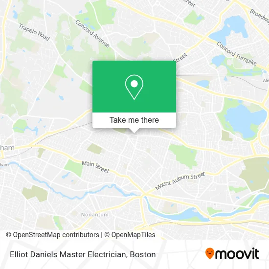 Elliot Daniels Master Electrician map