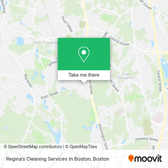 Regina's Cleaning Services In Boston map