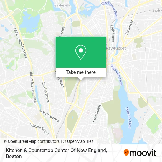 Kitchen & Countertop Center Of New England map