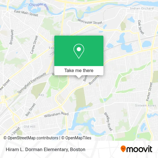 Hiram L. Dorman Elementary map