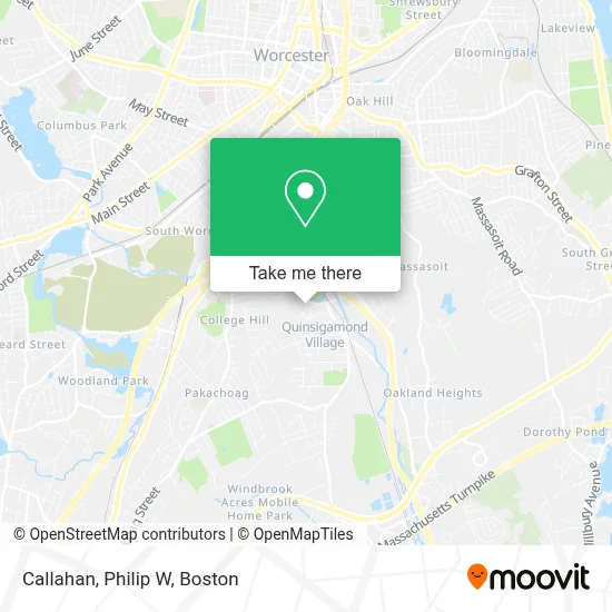 Callahan, Philip W map