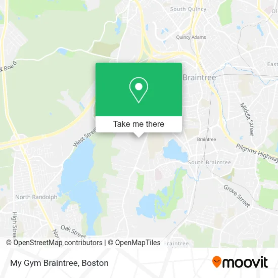 My Gym Braintree map