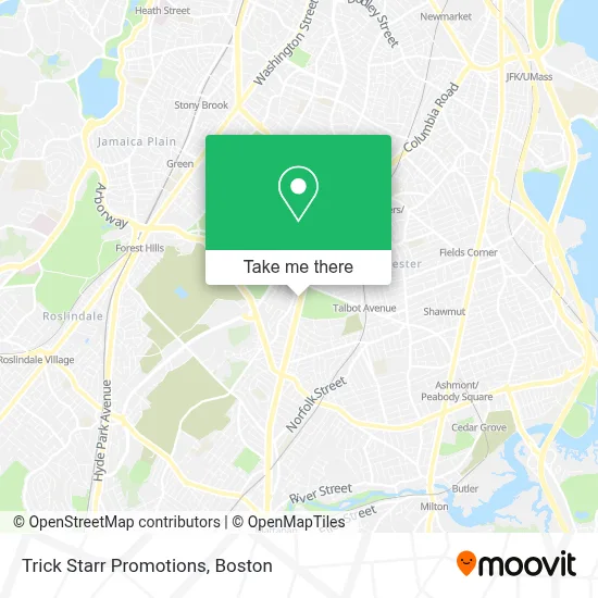 Trick Starr Promotions map