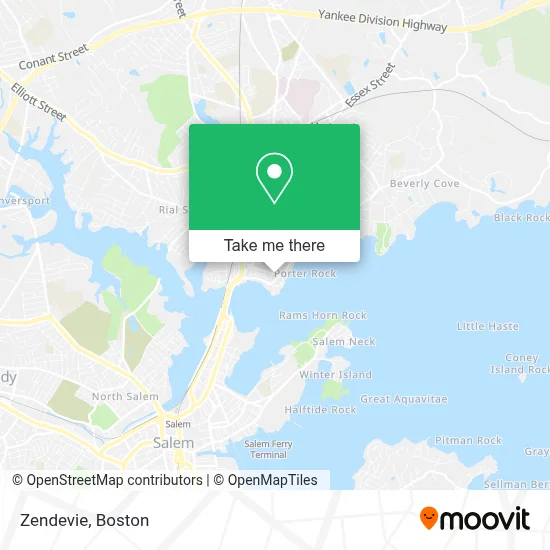 Zendevie map
