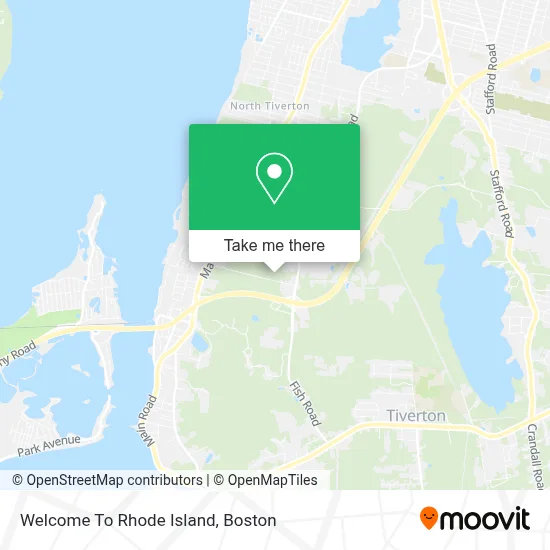 Welcome To Rhode Island map
