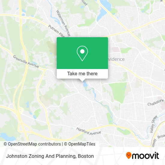Johnston Zoning And Planning map