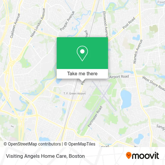 Visiting Angels Home Care map