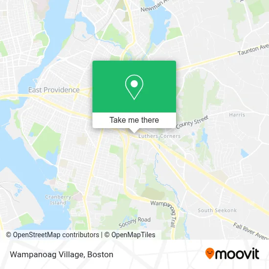 Wampanoag Village map