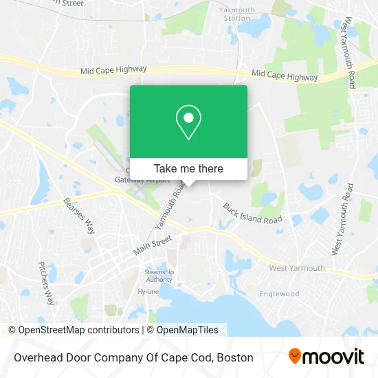 Overhead Door Company Of Cape Cod map