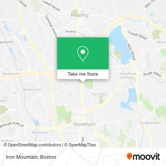 Iron Mountain map