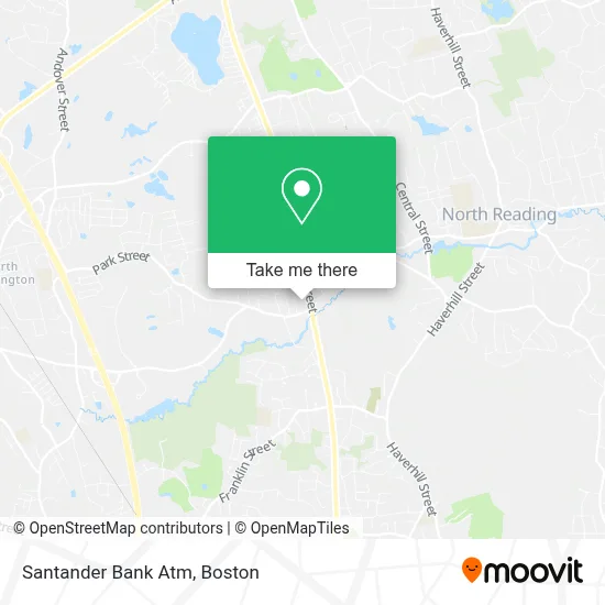 Santander Bank Atm map