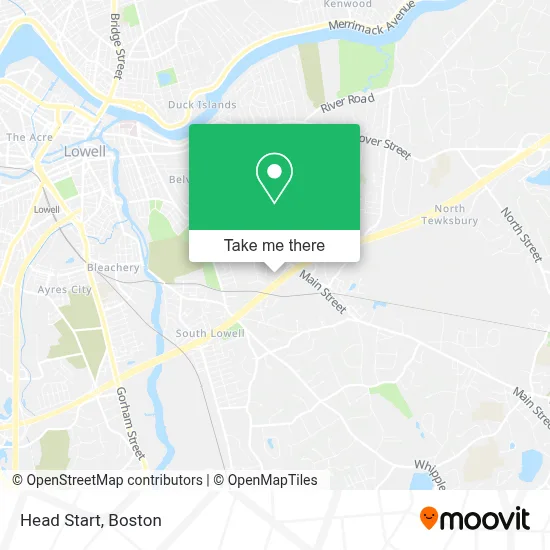Head Start map