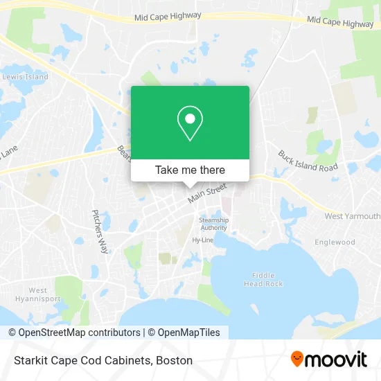 Starkit Cape Cod Cabinets map