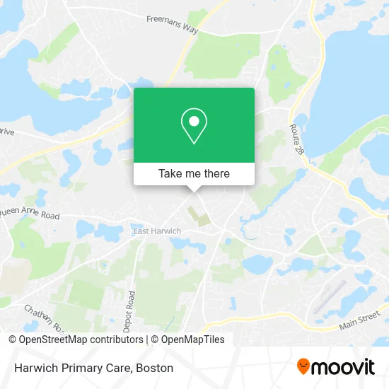 Harwich Primary Care map