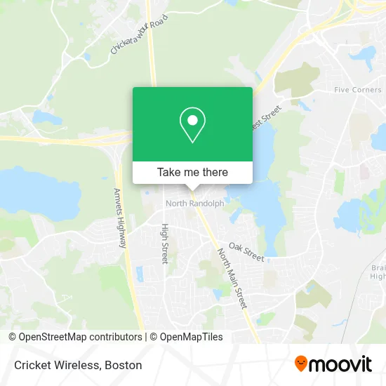 Cricket Wireless map