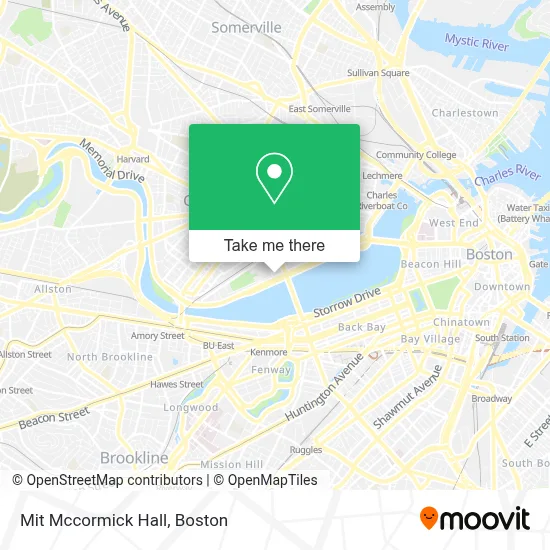 Mit Mccormick Hall map