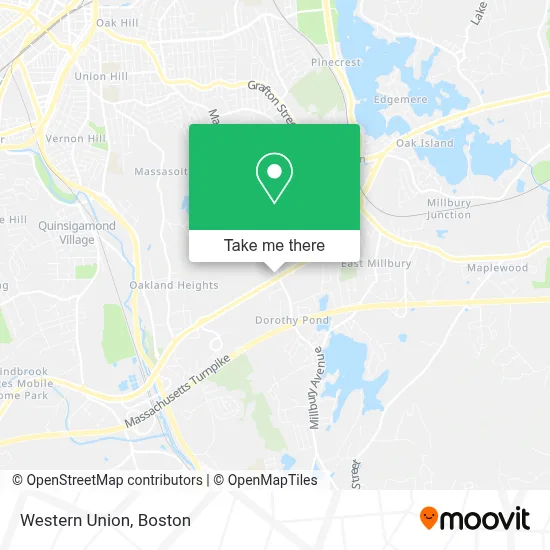 Western Union map