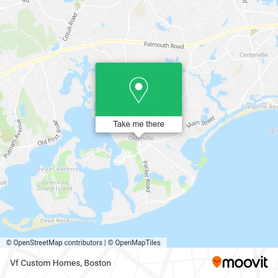 Vf Custom Homes map