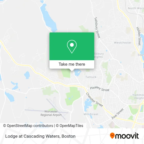 Lodge at Cascading Waters map