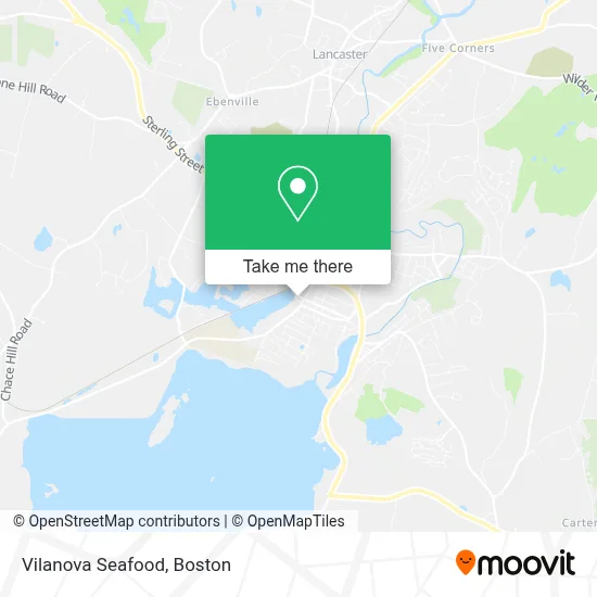 Vilanova Seafood map