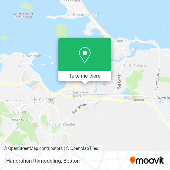 Handrahan Remodeling map