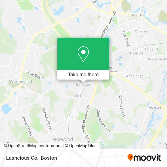 Lashcious Co. map